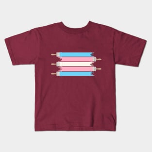 Paint Pride - Trans Flag Kids T-Shirt